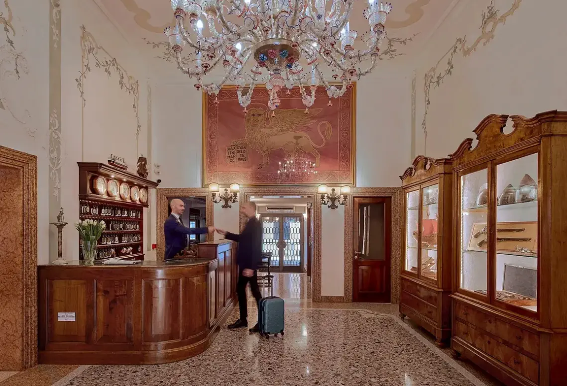Lobby hotelu Una Ala Venezia