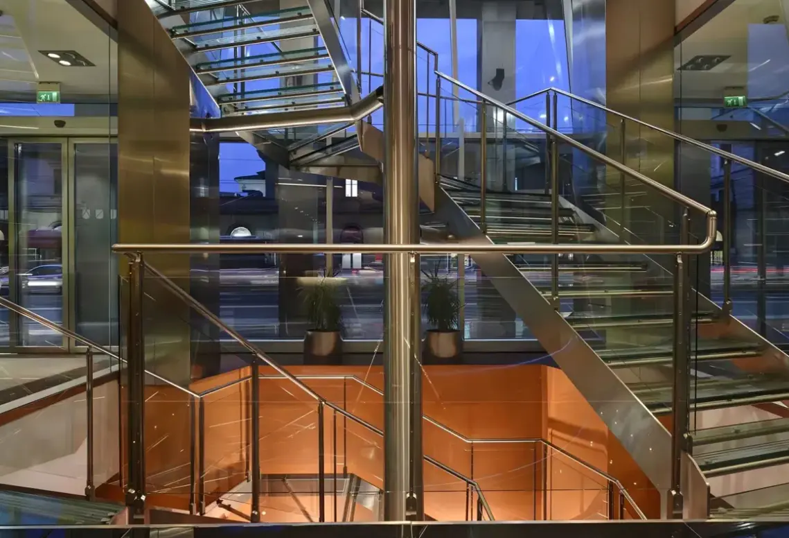 Lobby hotelu Una Bologna Centro