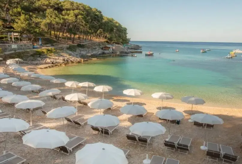 Plaża przy hotelu Vespera