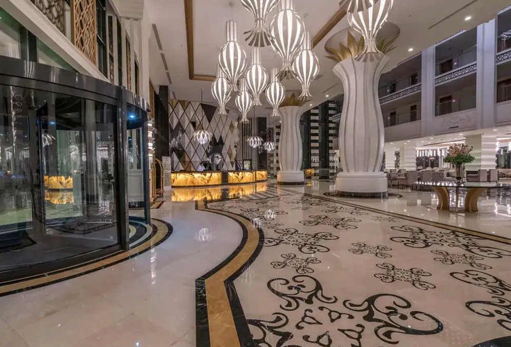 Lobby hotelu Adalya Elite Lara