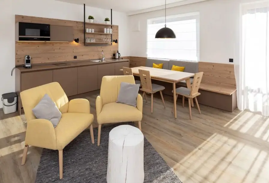 Restauracja i jedzenie w hotelu Alprima Aparthotel Hinterstoder