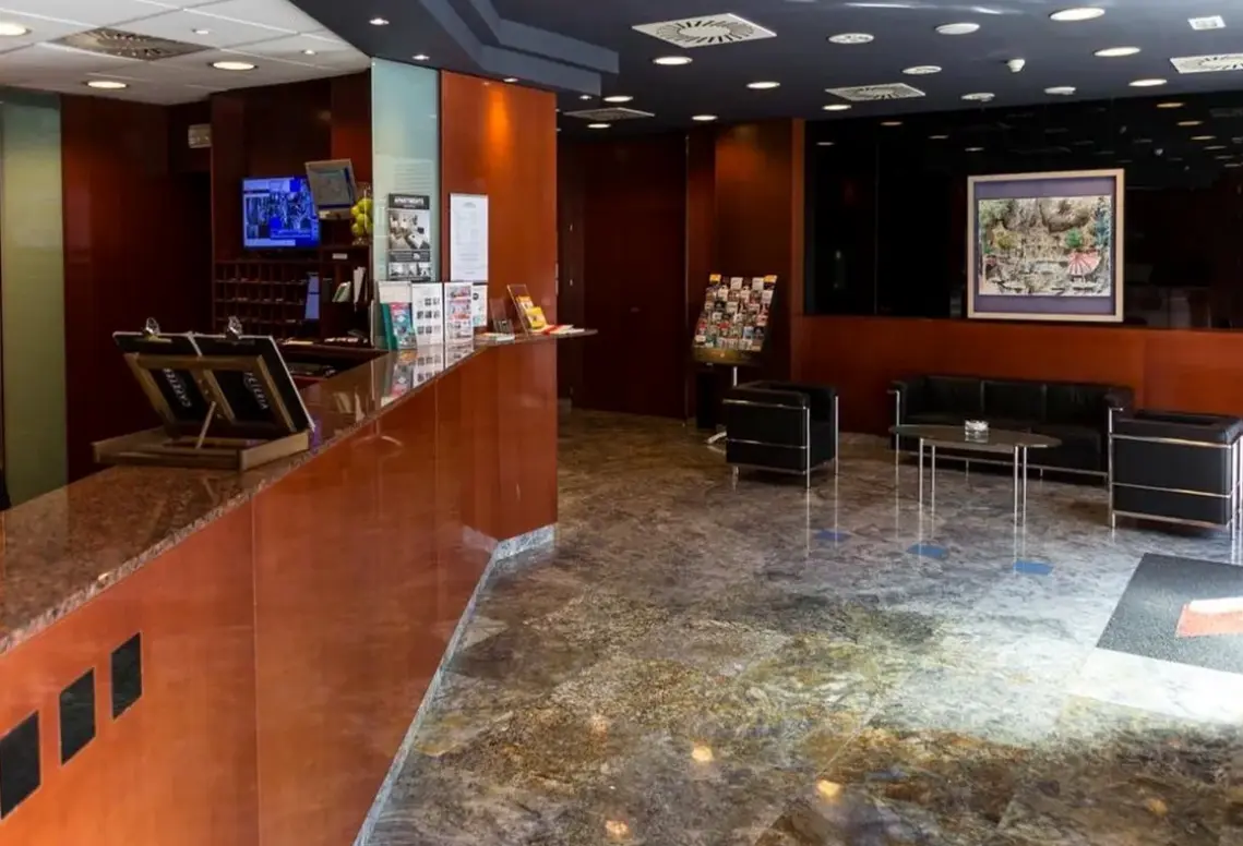 Lobby hotelu Amrey Sant Pau