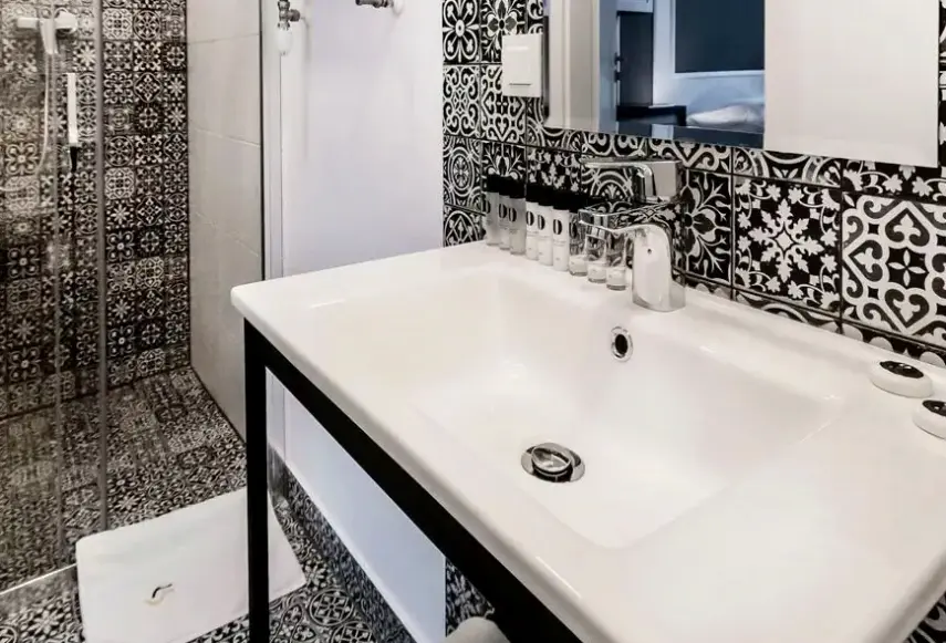 Łazienka w pokoju hotelu Apartamenty L5