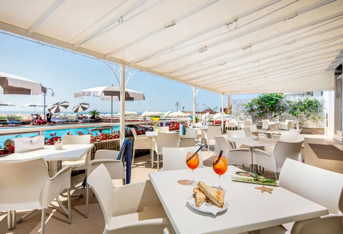 Restauracja i jedzenie w hotelu Astor (Lido di Jesolo)
