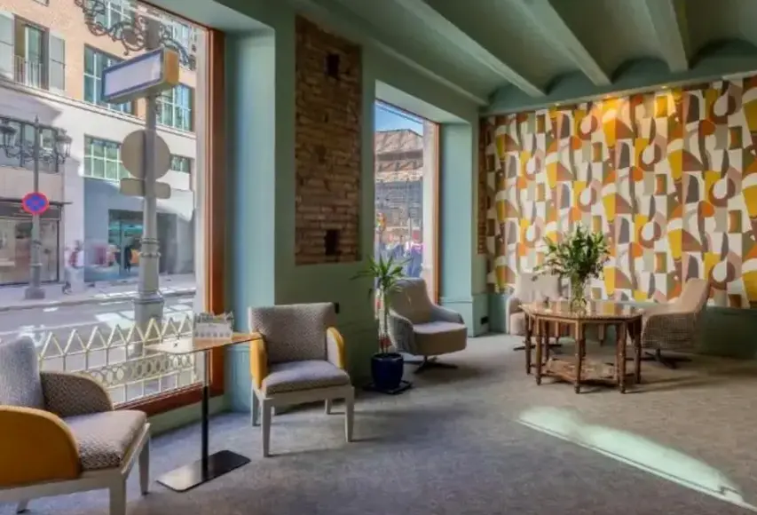 Lobby hotelu Atarazanas Malaga Boutique