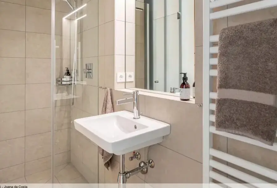 Łazienka w pokoju hotelu Camping Dornbirn & Apartments