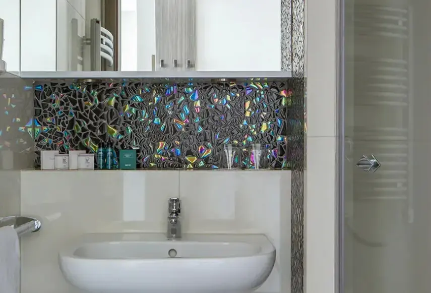 Łazienka w pokoju hotelu Centrum (Kraków)