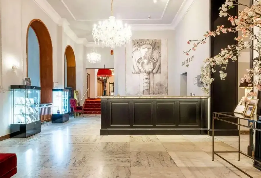 Lobby hotelu Clarion Grandhotel Zlaty Lev