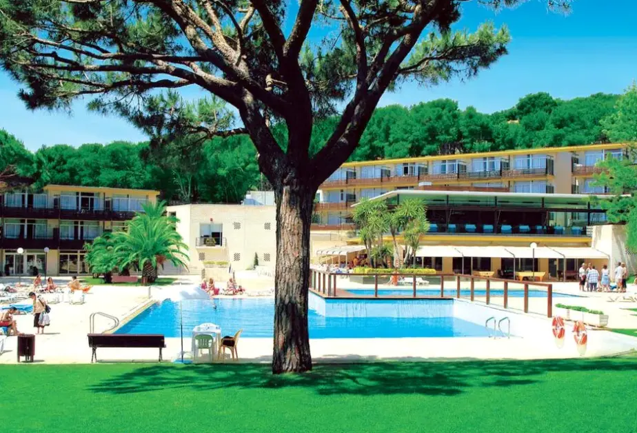 Basen w hotelu Comtat Sant Jordi