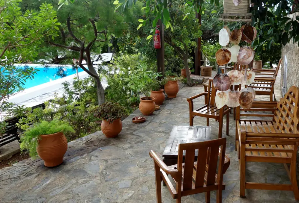 Basen w hotelu Cretan Village (Agios Nikolaos)