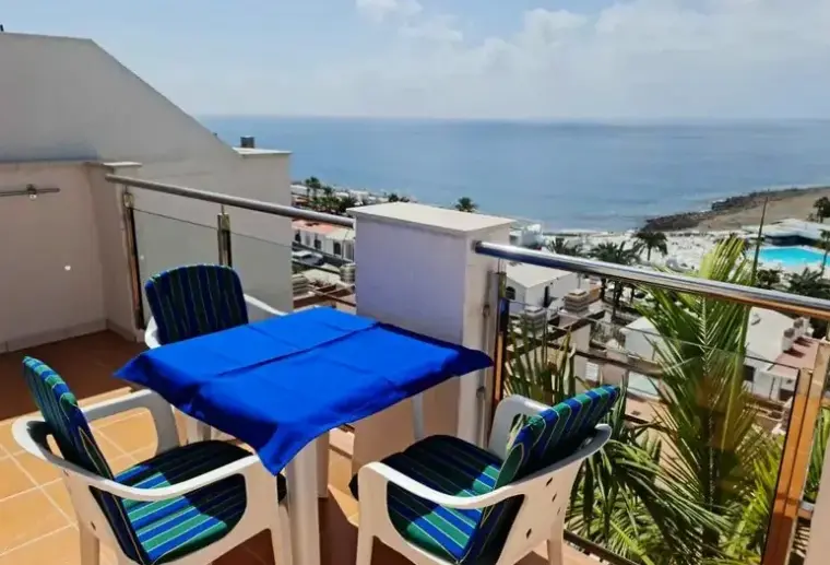 Widok z hotelu Curasol (Mogan)