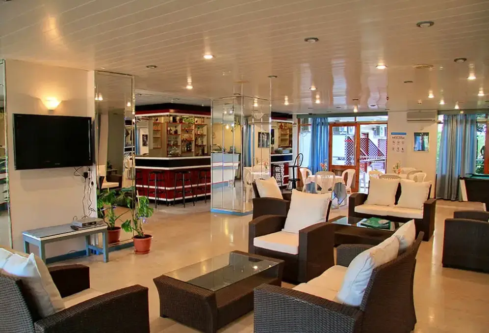 Lobby hotelu D&D Resort (ex Ntanelis)