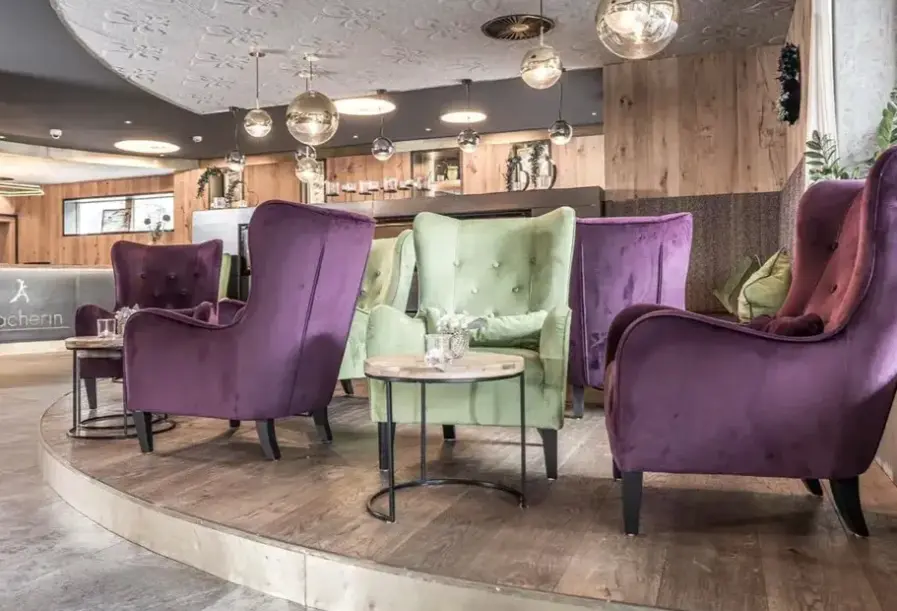Lobby hotelu Die Alpbacherin