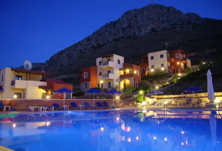 Basen w hotelu Driades