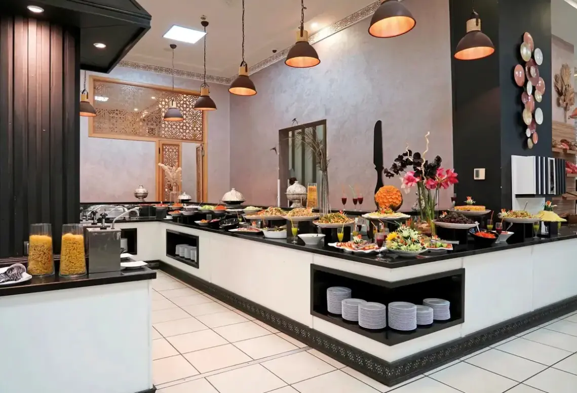 Restauracja i jedzenie w hotelu El Olivar Palace (Marrakesz)