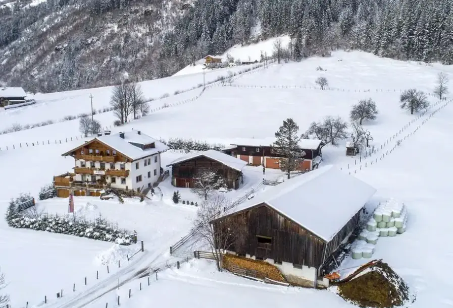 Widok z hotelu Ferienhaus Behamhof