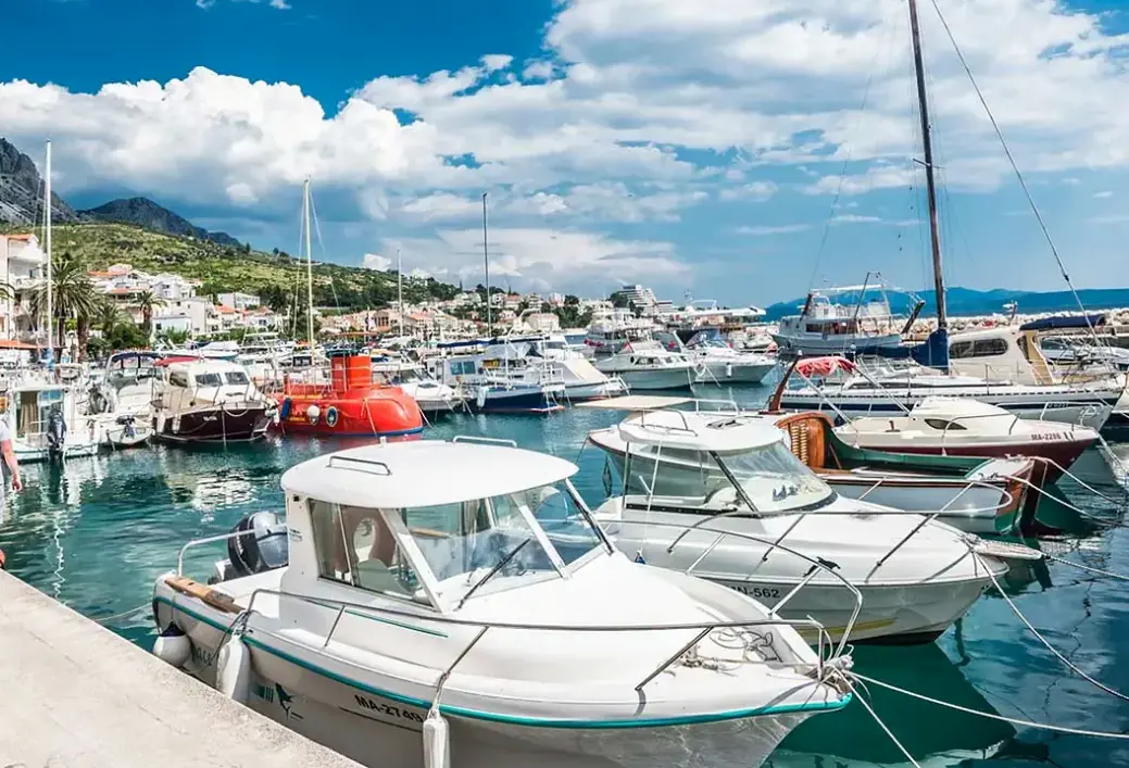 Widok z hotelu Gradac Hotel