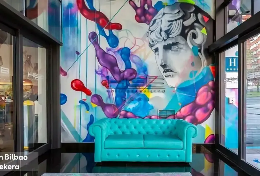 Lobby hotelu Gran Bilbao