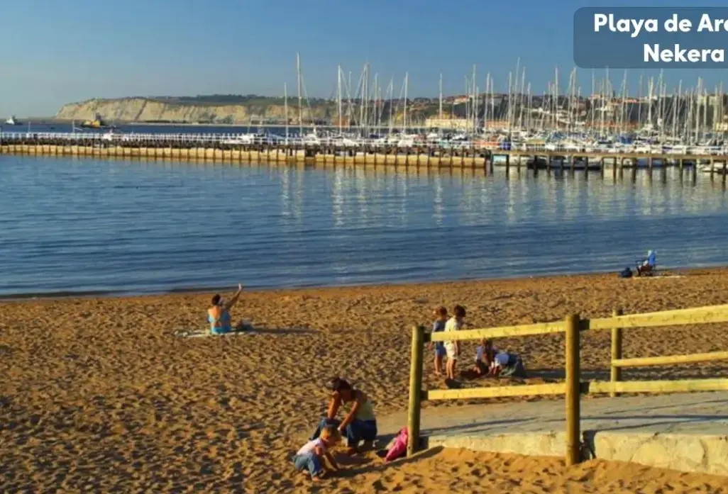 Plaża przy hotelu Gran Bilbao
