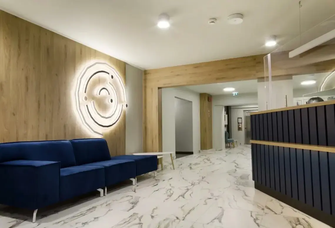 Lobby hotelu Halo Toruń (ex. Kopernik)