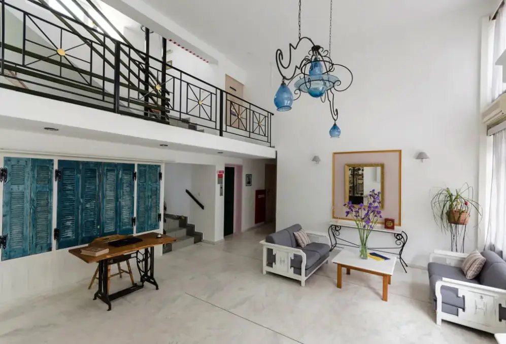 Lobby hotelu Happiness Apartments