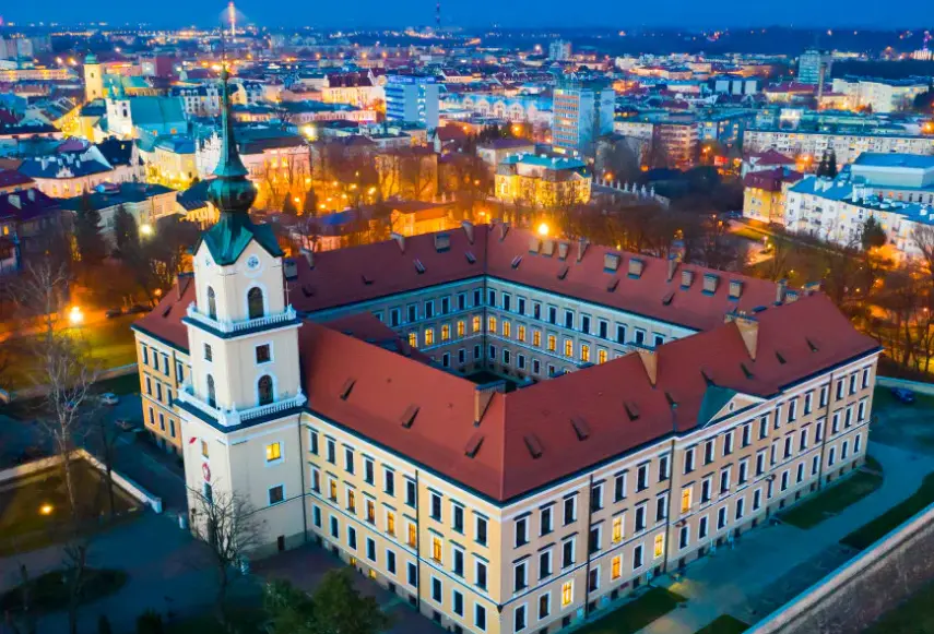 Widok z hotelu Hetman (Kroczyce)
