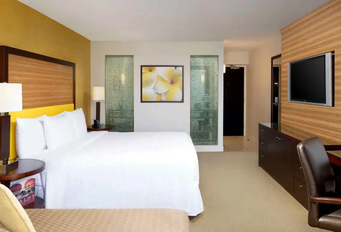 Pokój w hotelu Hilton Waikiki Beach (ex. Hilton Waikiki Prince Kuhio)