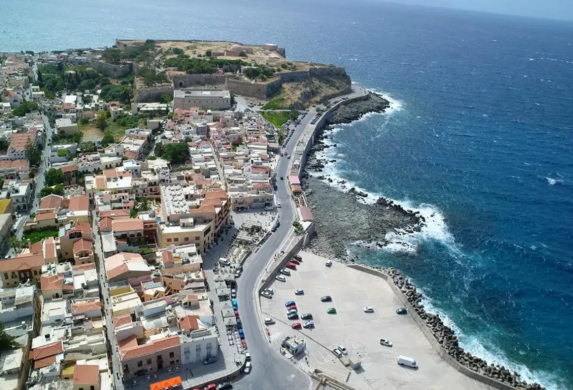 Widok z hotelu Ideon Rethymnon