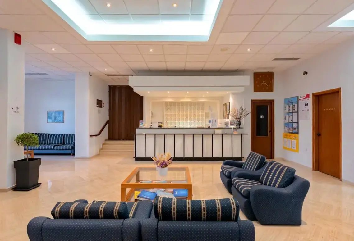 Lobby hotelu Iliessa Beach
