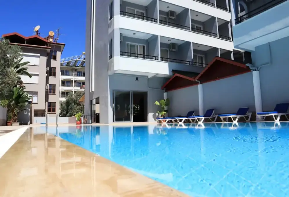 Basen w hotelu Kleopatra Smile (ex. Glaros)