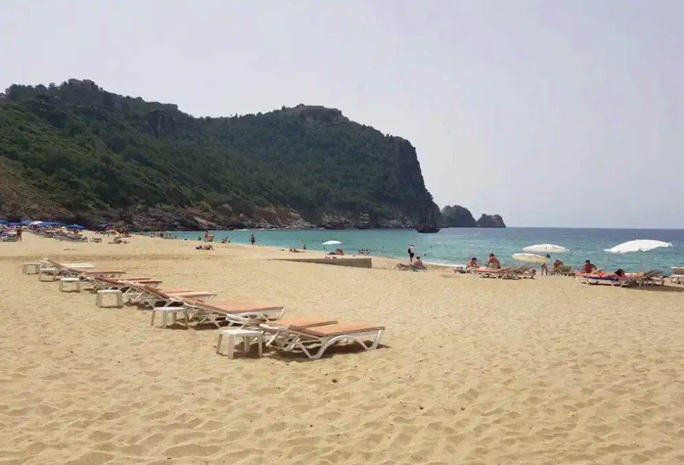 Plaża przy hotelu Kleopatra Smile (ex. Glaros)