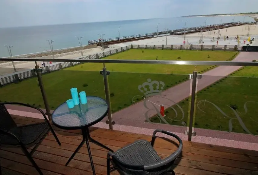 Widok z hotelu Kropla Bałtyku Apartamenty Przy Latarni