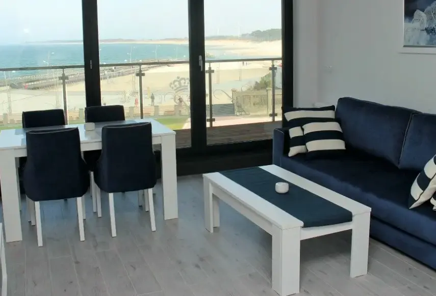 Widok z hotelu Kropla Bałtyku Apartamenty Przy Latarni