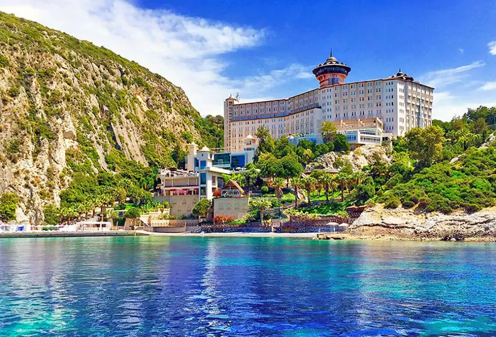 Plaża przy hotelu Ladonia Adakule