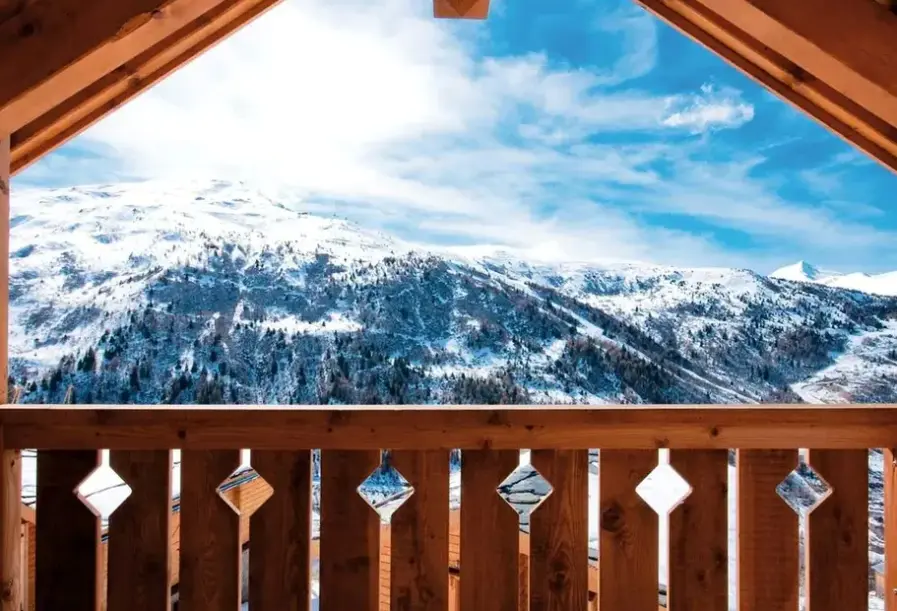 Widok z hotelu Le Grand Panorama (Valmeinier)