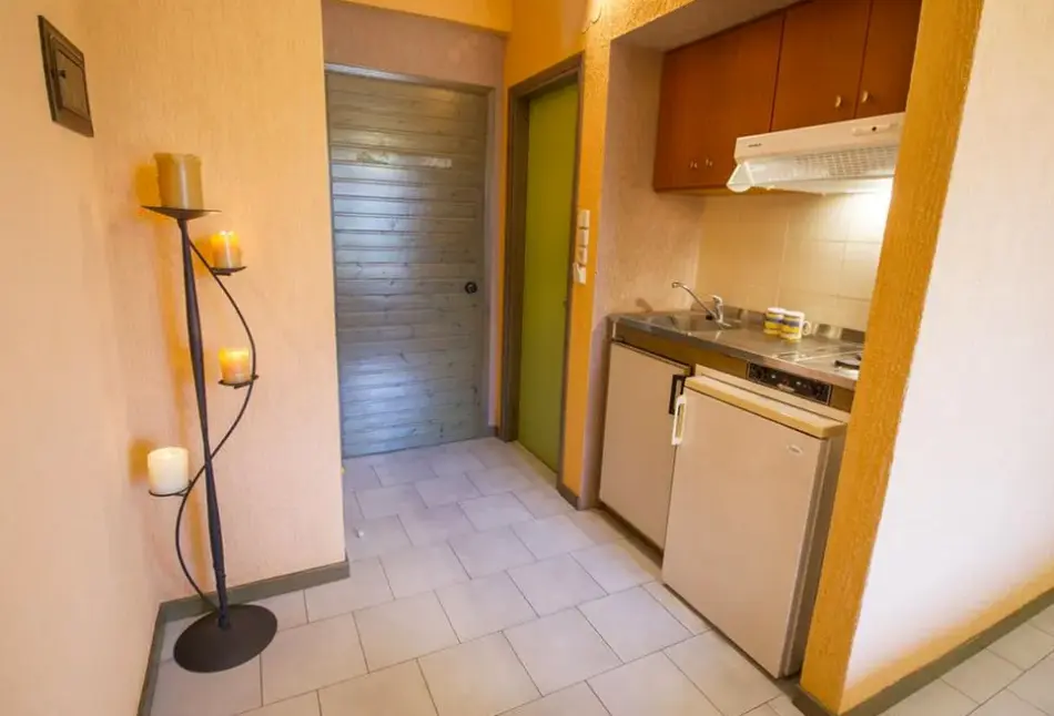 Łazienka w pokoju hotelu Lycasti