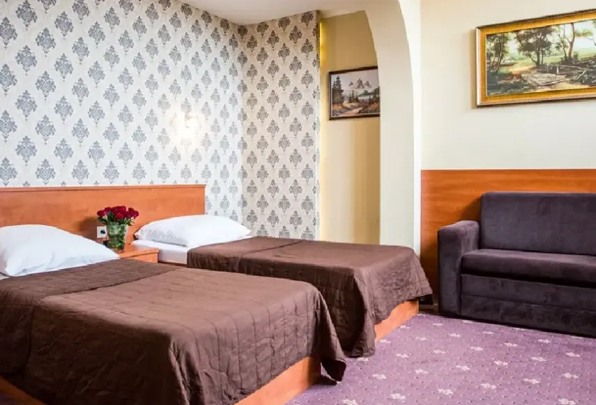 Pokój w hotelu Maksymilian