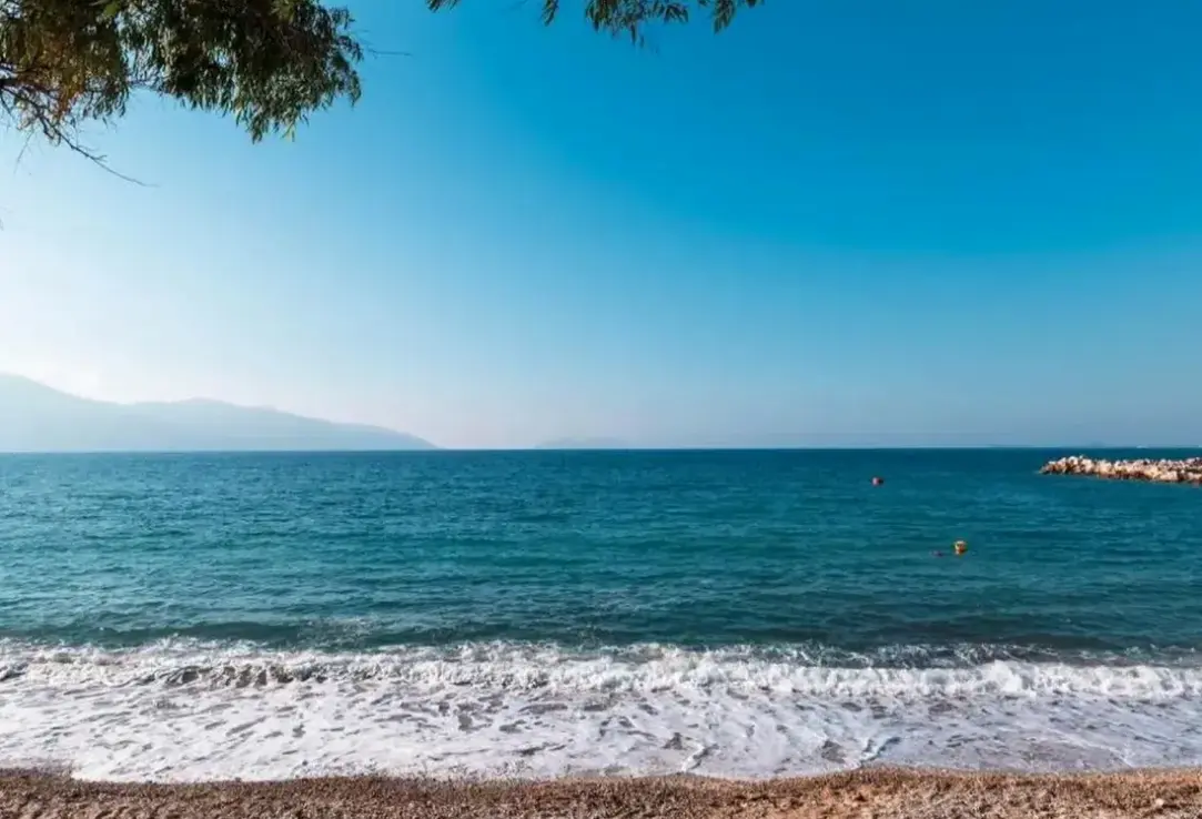 Plaża przy hotelu Mazarine