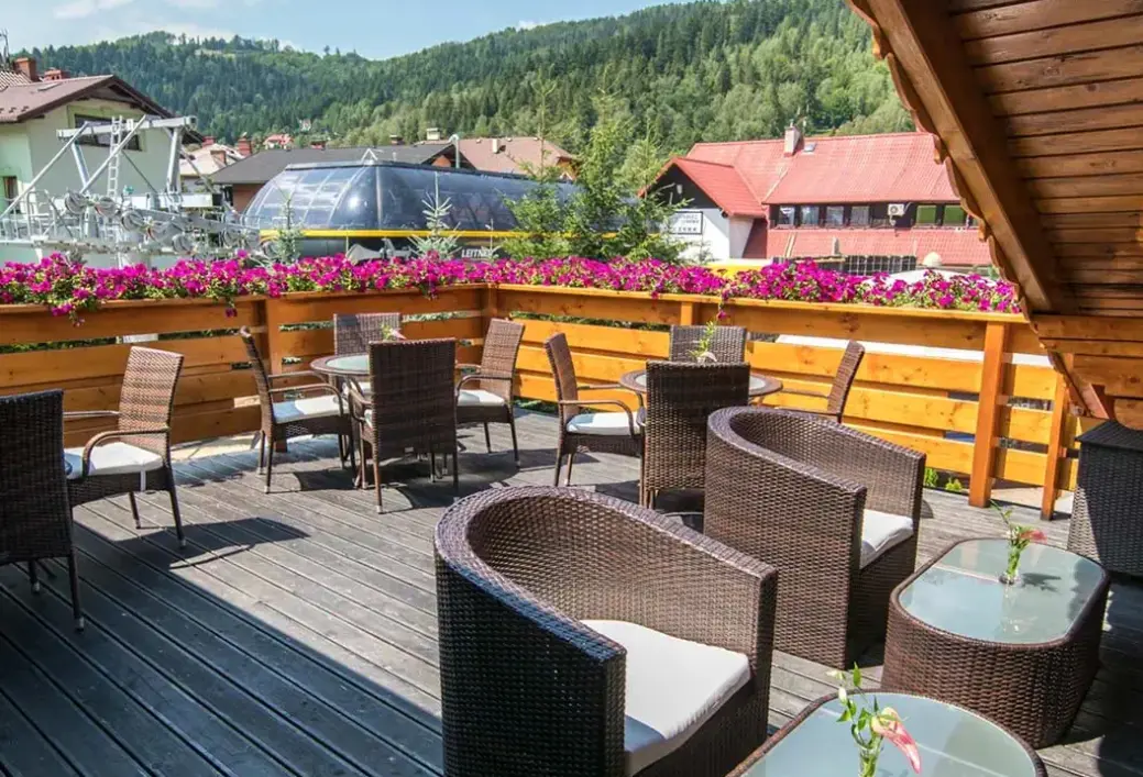 Widok z hotelu Meta Resort & Vine Spa (ex. Meta)