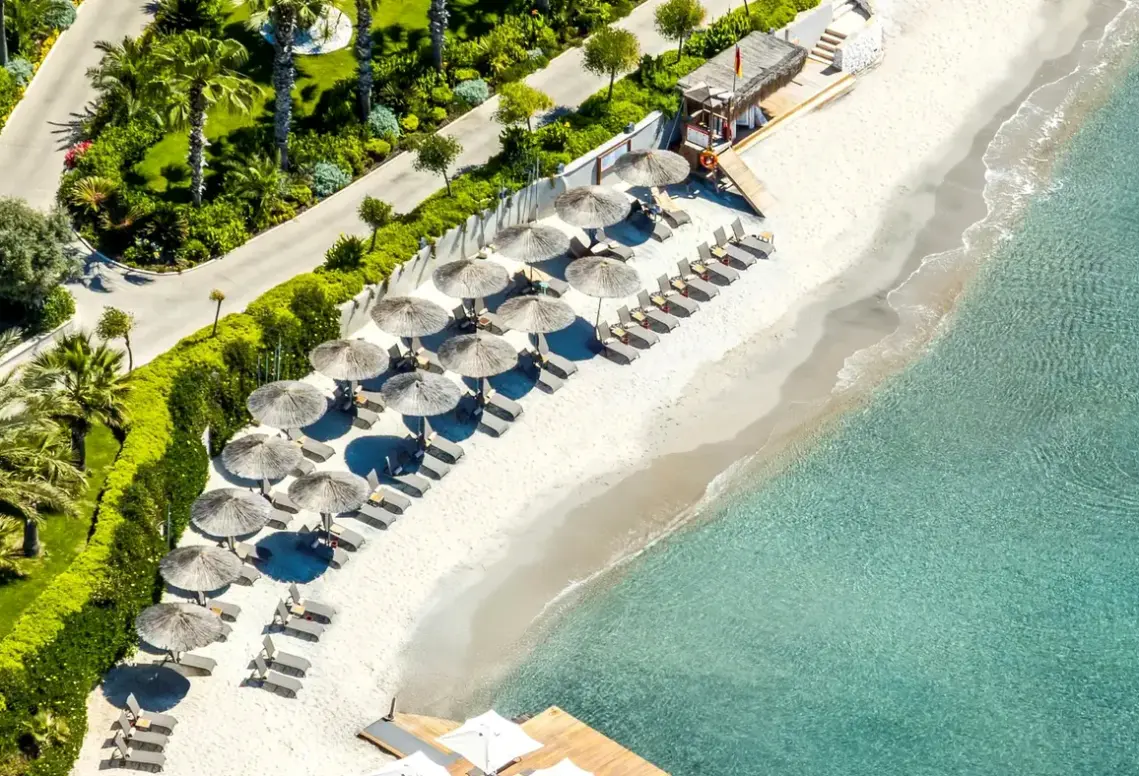 Plaża przy hotelu Mirada Exclusive Bodrum