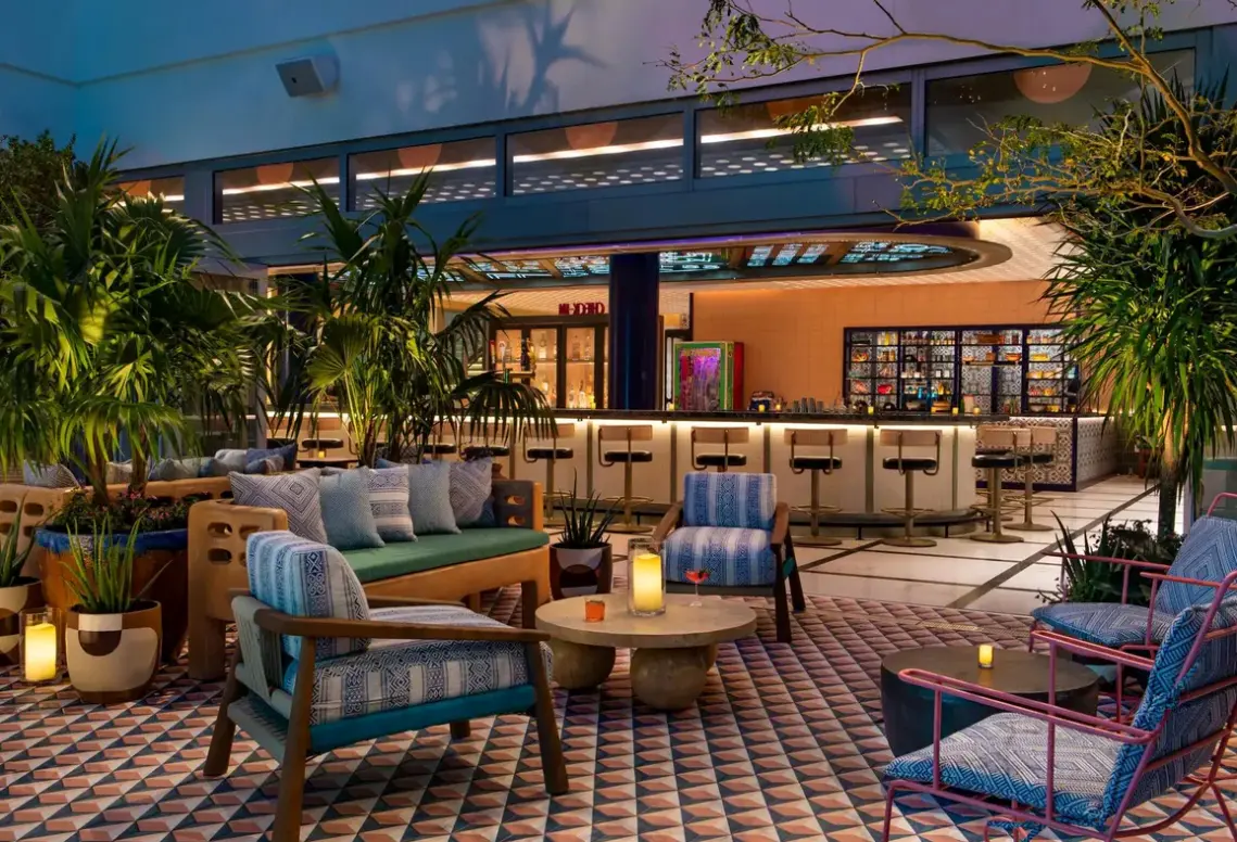 Lobby hotelu Moxy Miami South Beach