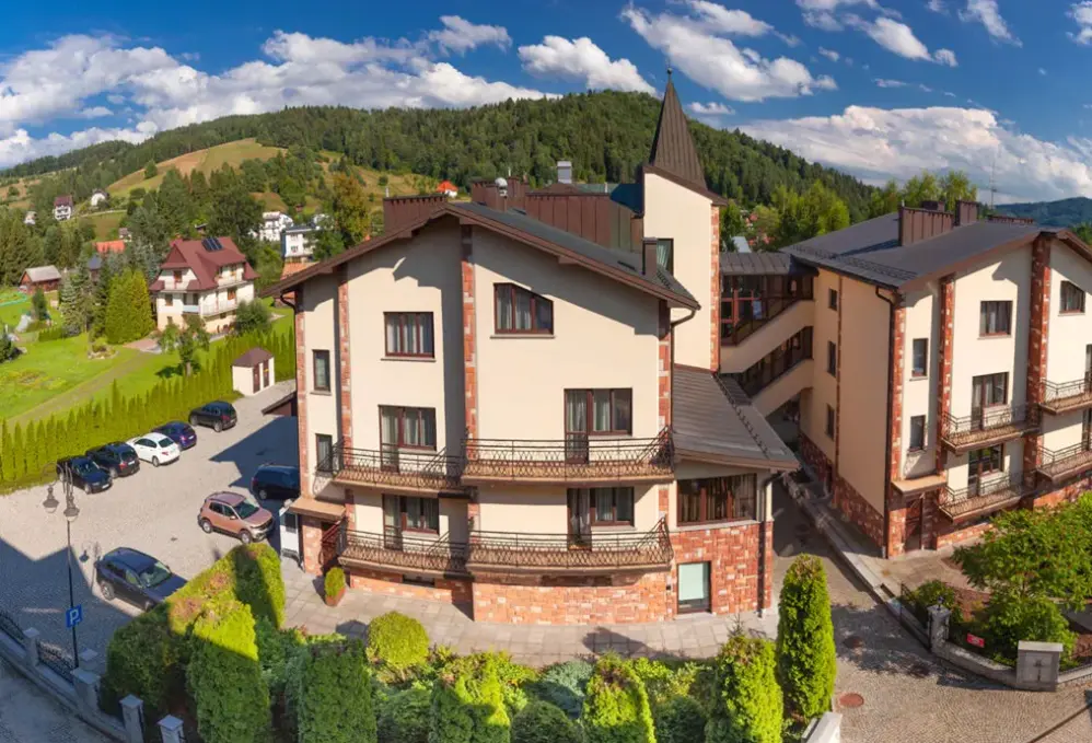 Widok z hotelu Muszyna