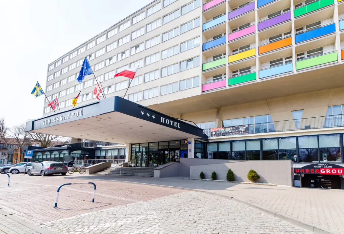 Obiekt hotelu New Skanpol