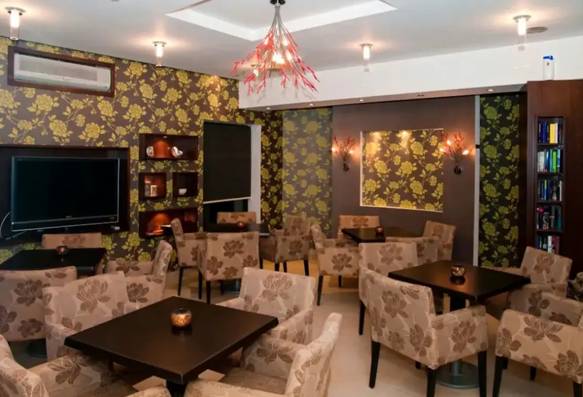 Lobby hotelu Nicolas (Georgioupolis)