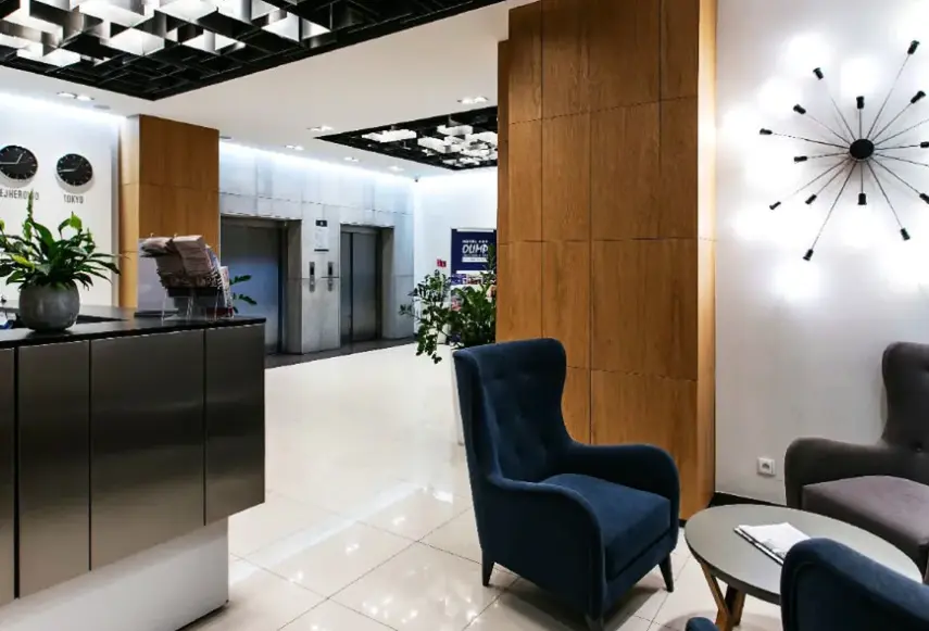 Lobby hotelu Olimp Business & SPA