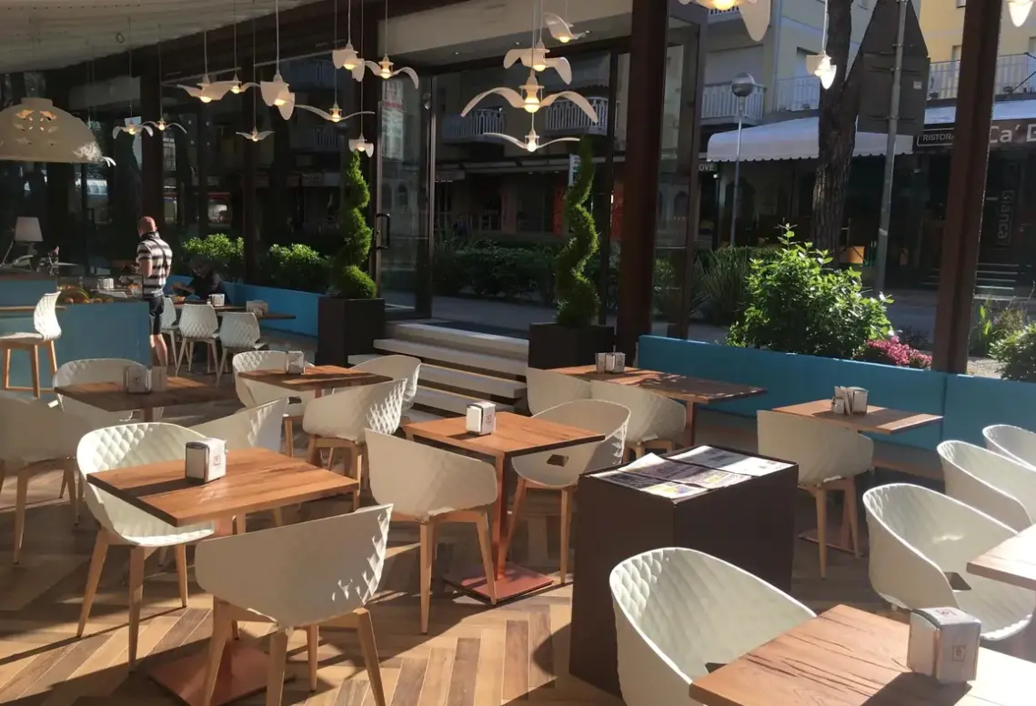 Restauracja i jedzenie w hotelu Olimpia (Bibione)