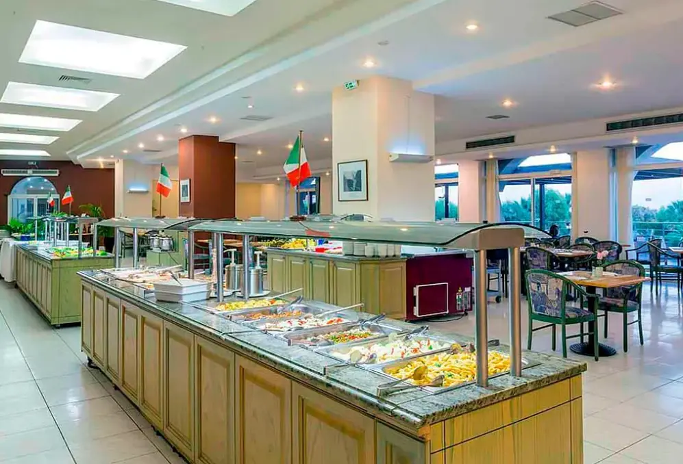 Restauracja i jedzenie w hotelu Olympos Beach