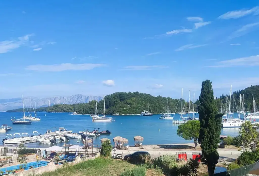 Widok z hotelu Oscar (Nidri)