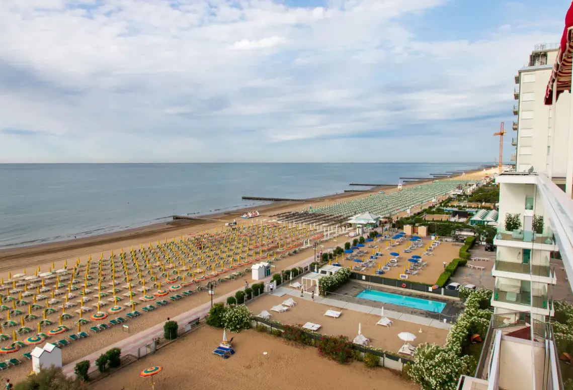 Plaża przy hotelu Panama (Jesolo)