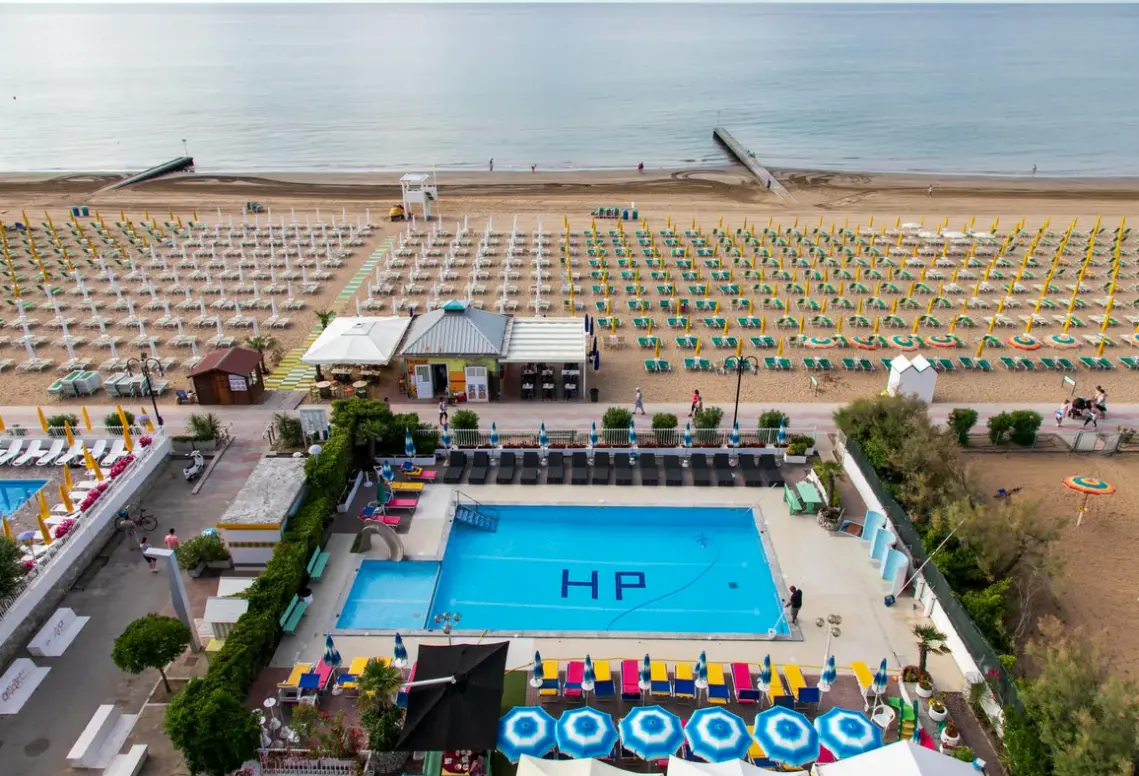 Basen w hotelu Panama (Jesolo)